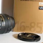 объектив Nikon AF-S DX Nikkor 16-85mm f/3.5-5.6G ED VR