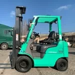 навантажувач вилковий Mitsubishi, на спарці пневмо, з щоглою триплекс