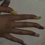 наращивание ногтей