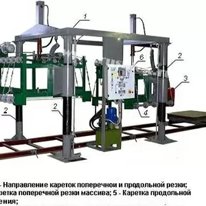 Продается резательный комплекс для резки газобетонапенобетона Николаев