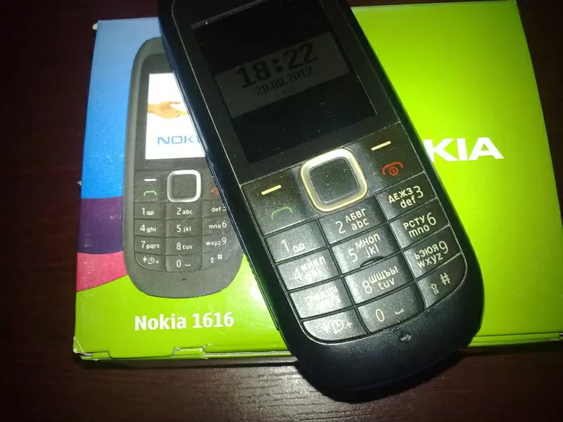 Nokia 1616. Аппарат в отличном состоянии. Полный комплект. 2
