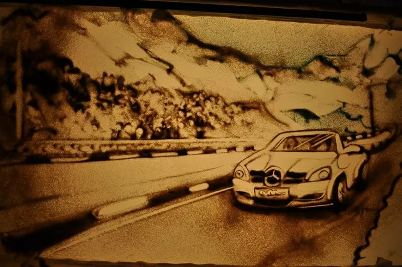 Шоу программа в стиле песочной анимации от студии Art4Show 3