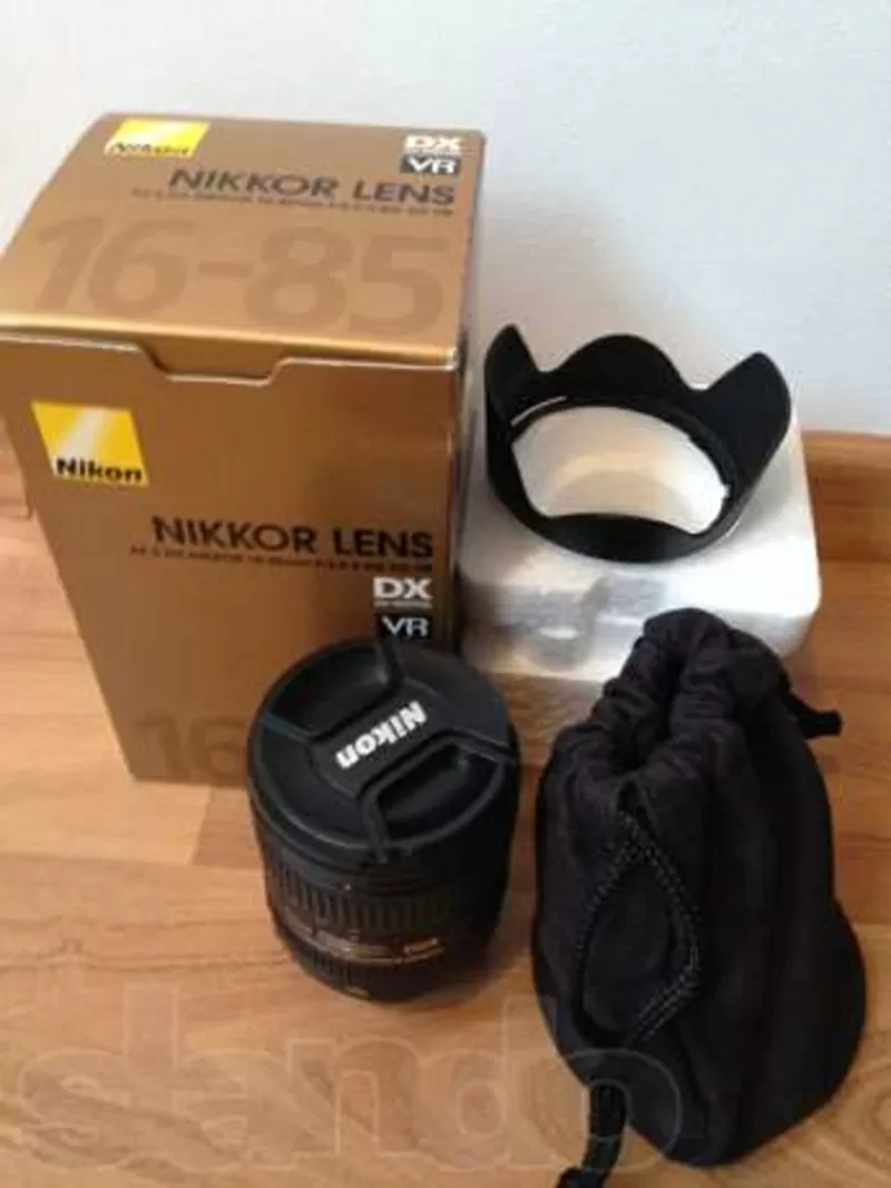 Продается новый объектив Nikon 16-85 mm f/3.5-5.6G ED VR AF-S DX