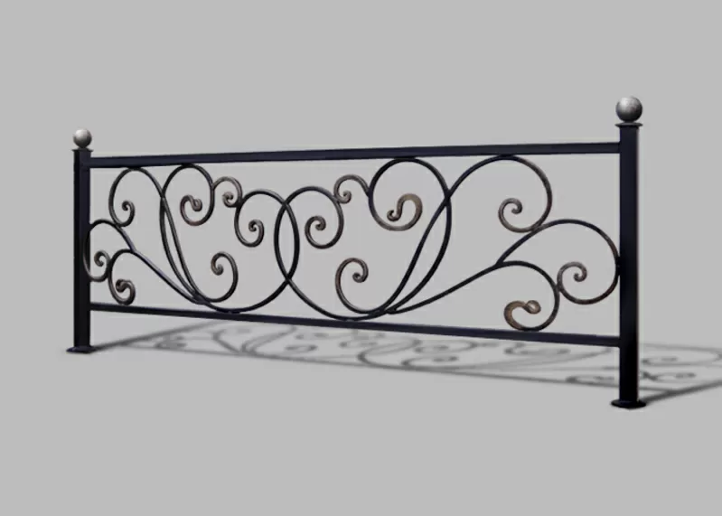 ограды, бетонные площадки, памятники 3