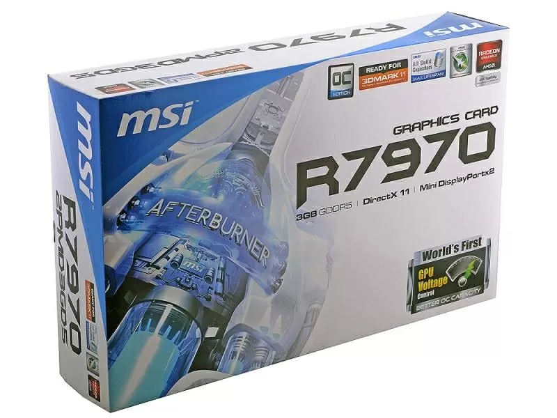 Продается видеокарта msi 7970