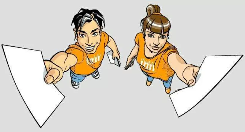 Раздача флаеров,  визиток,  листовок в Николаеве. 