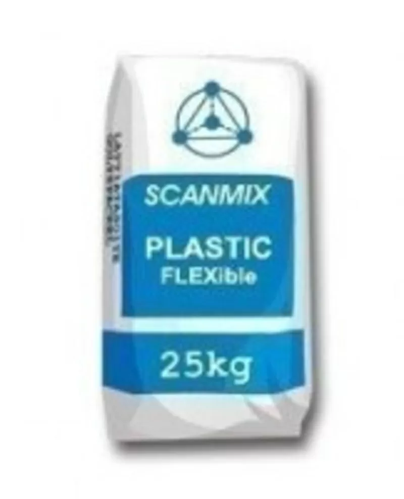 Клей на цементной основе Scanmis Plastic (flexible) 25кг