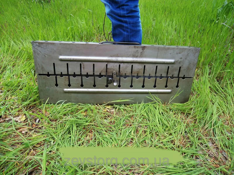 Складной мангал на 12 шампуров + 6 шампуров в подарок. 2