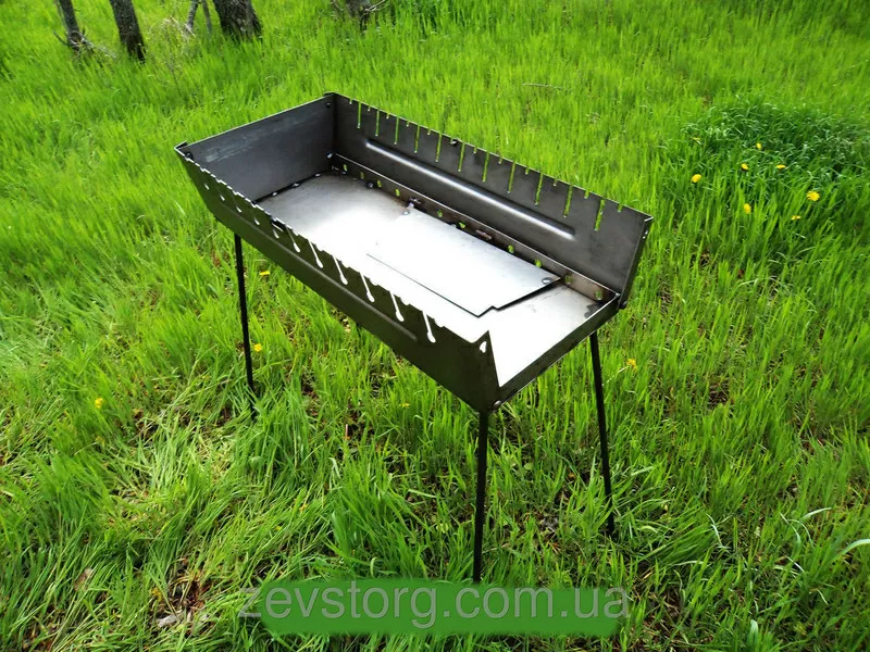 Складной мангал на 12 шампуров + 6 шампуров в подарок. 3