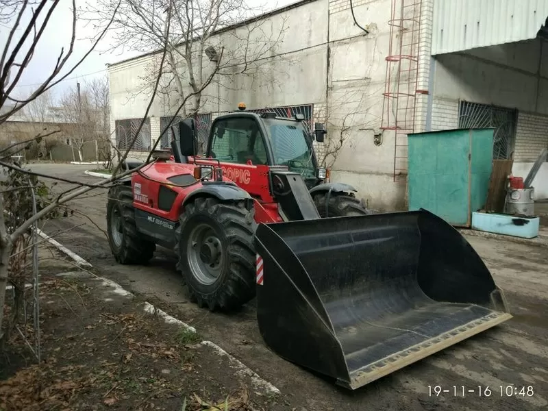 Аренда телескопического погрузчика Manitou MT634 с водителем