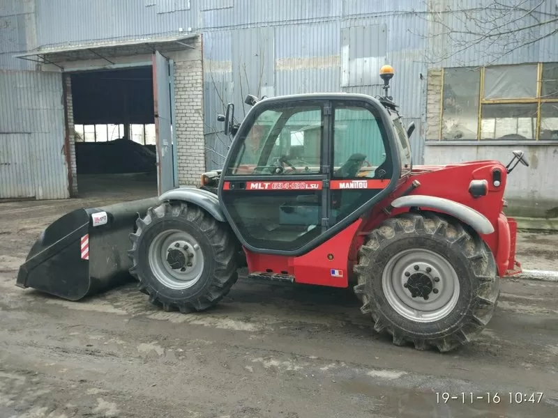 Аренда телескопического погрузчика Manitou MT634 с водителем 4