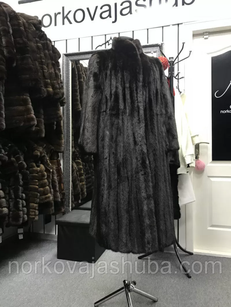 Новая норковая шуба трапеция 3