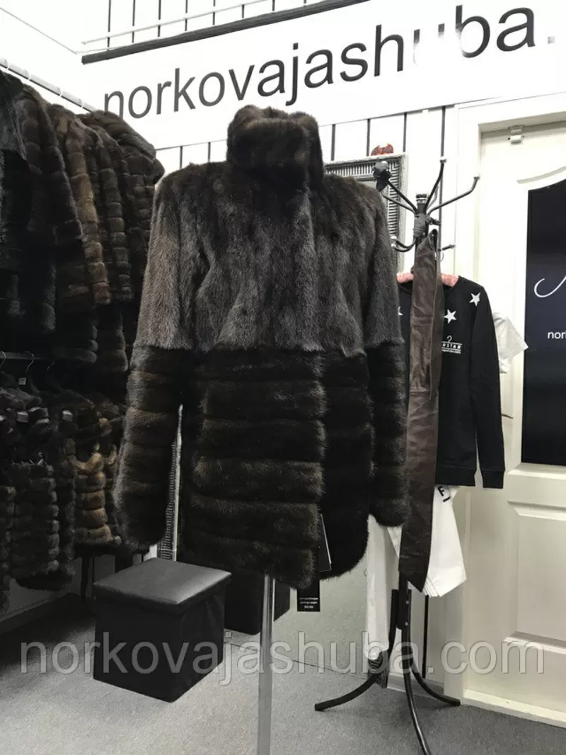 Элегантная шуба из натуральной норки 40 42 размеры распродажа 5