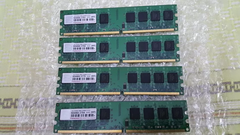 Память Transcend DDR2 1gb PC2-6400 800 Мhz 2