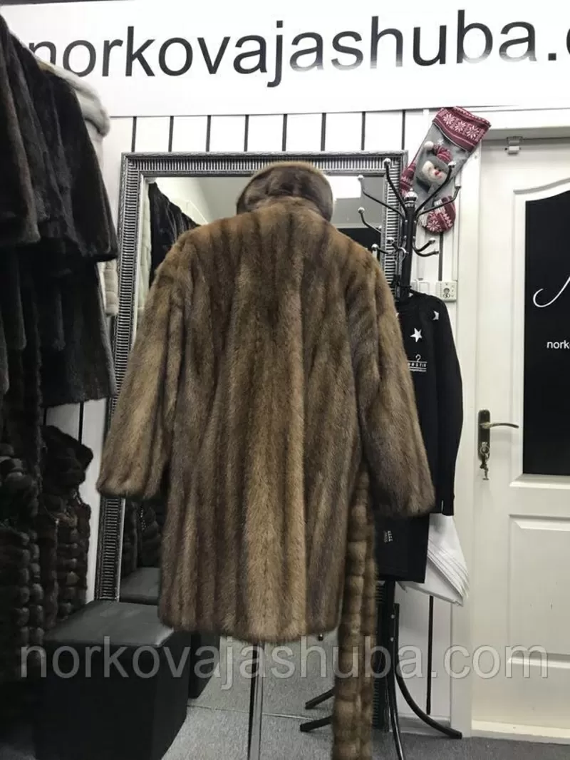 Норковая шуба женская под пояс 46 48 50 52 размеры распродажа 4