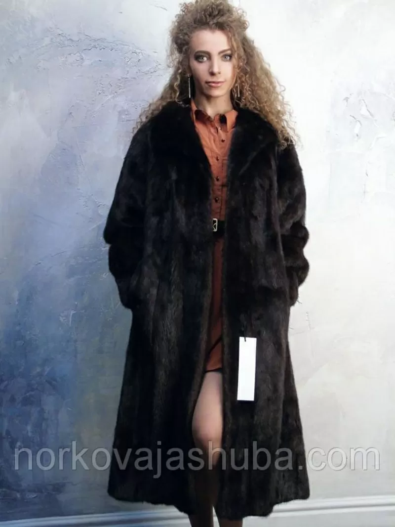 Фирменная классическая норковая шуба размеры 48 50 распродажа