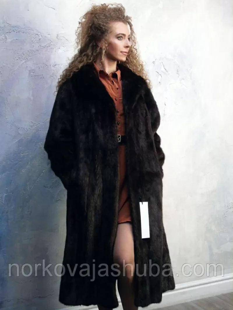 Фирменная классическая норковая шуба размеры 48 50 распродажа 2