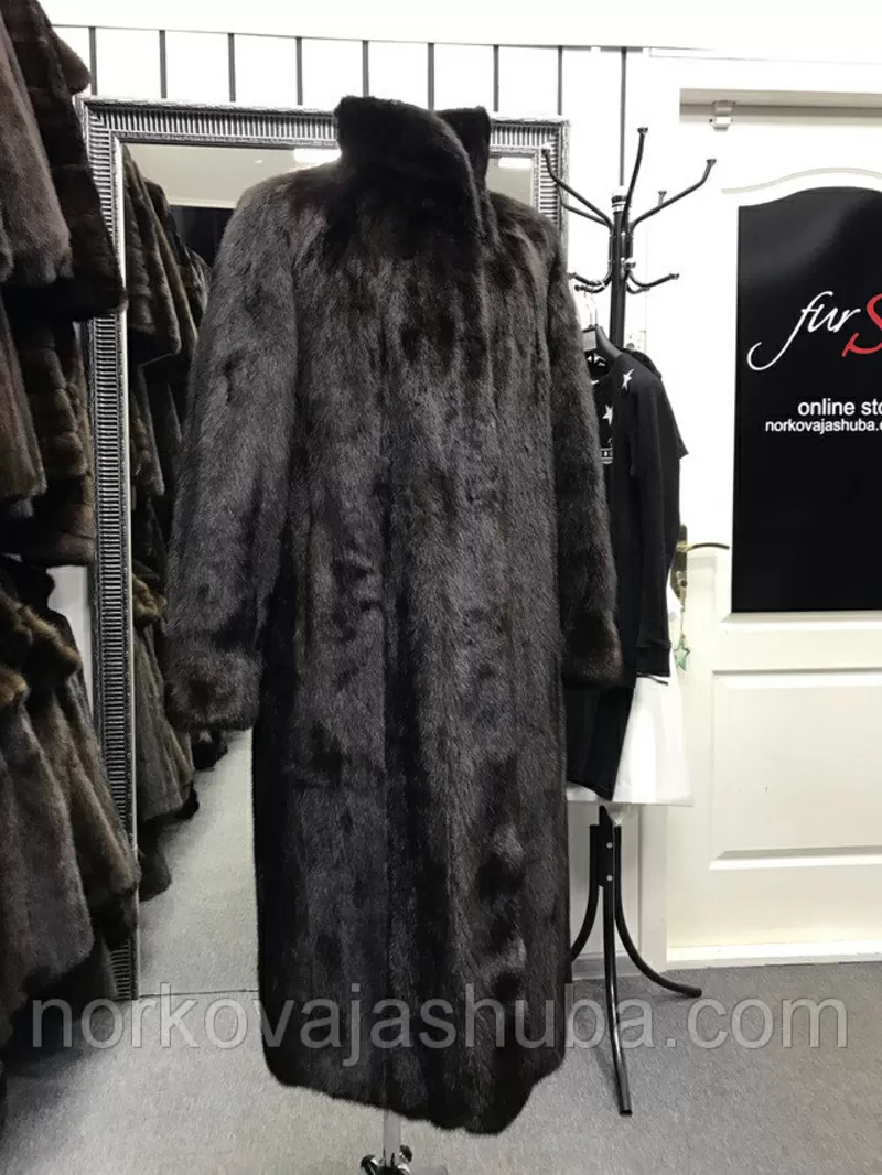 Фирменная классическая норковая шуба размеры 48 50 распродажа 3