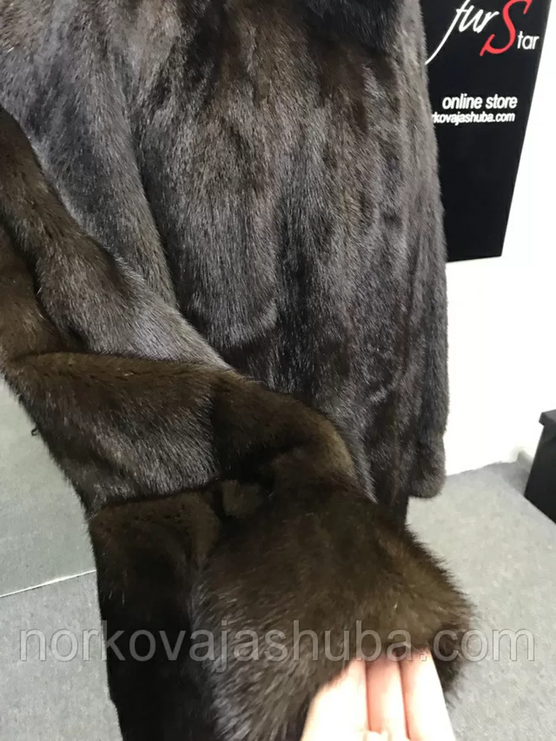 Фирменная классическая норковая шуба размеры 48 50 распродажа 5