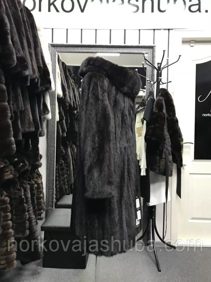 Красивая женская шуба норковая размер 44 46 48 распродажа 3