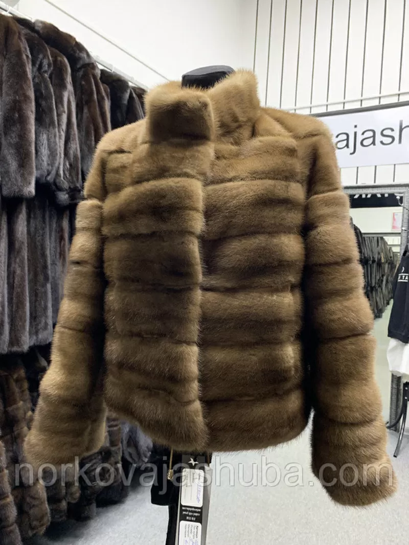 Роскошная норковая шуба размер 44 46 поперечка автоледи 5