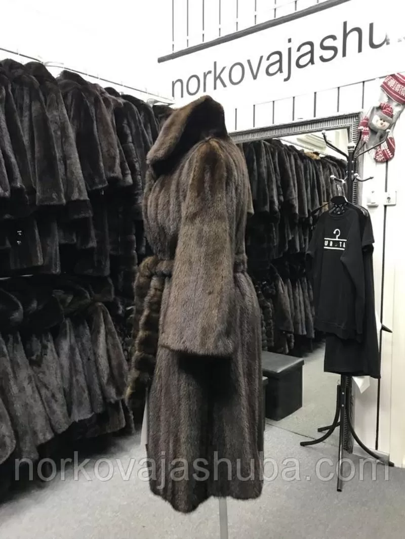 Фирменная шуба норковая размер 42 44 3