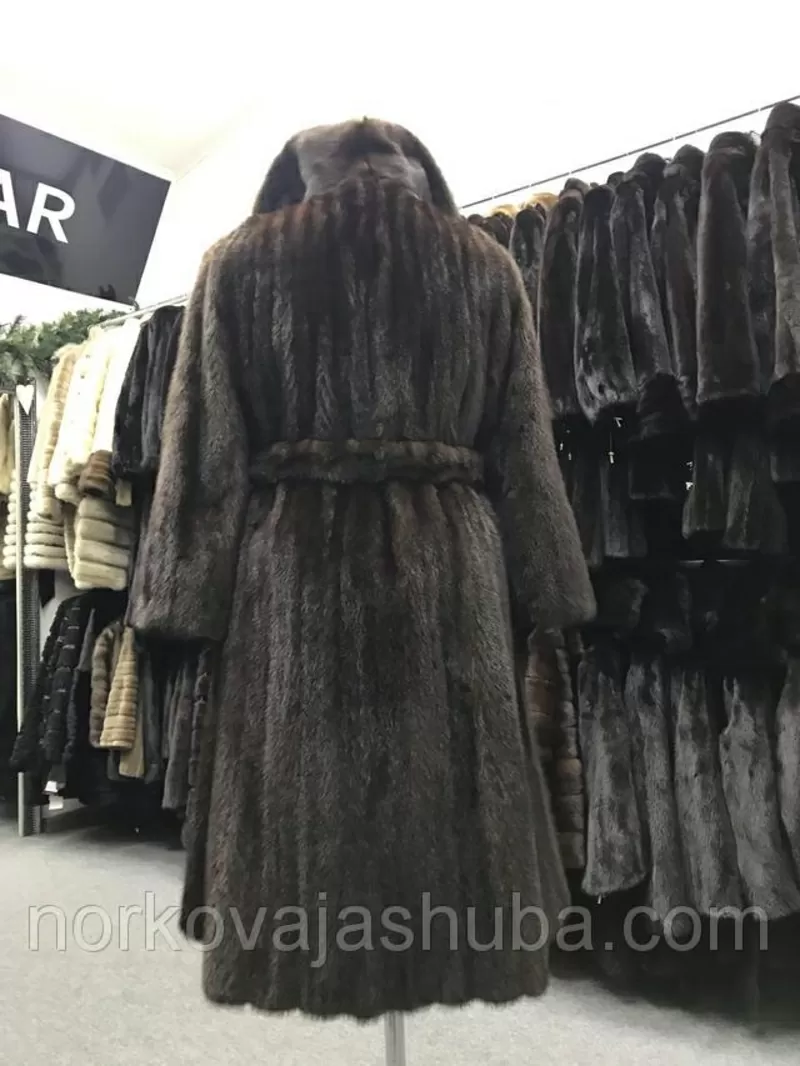 Фирменная шуба норковая размер 42 44 5