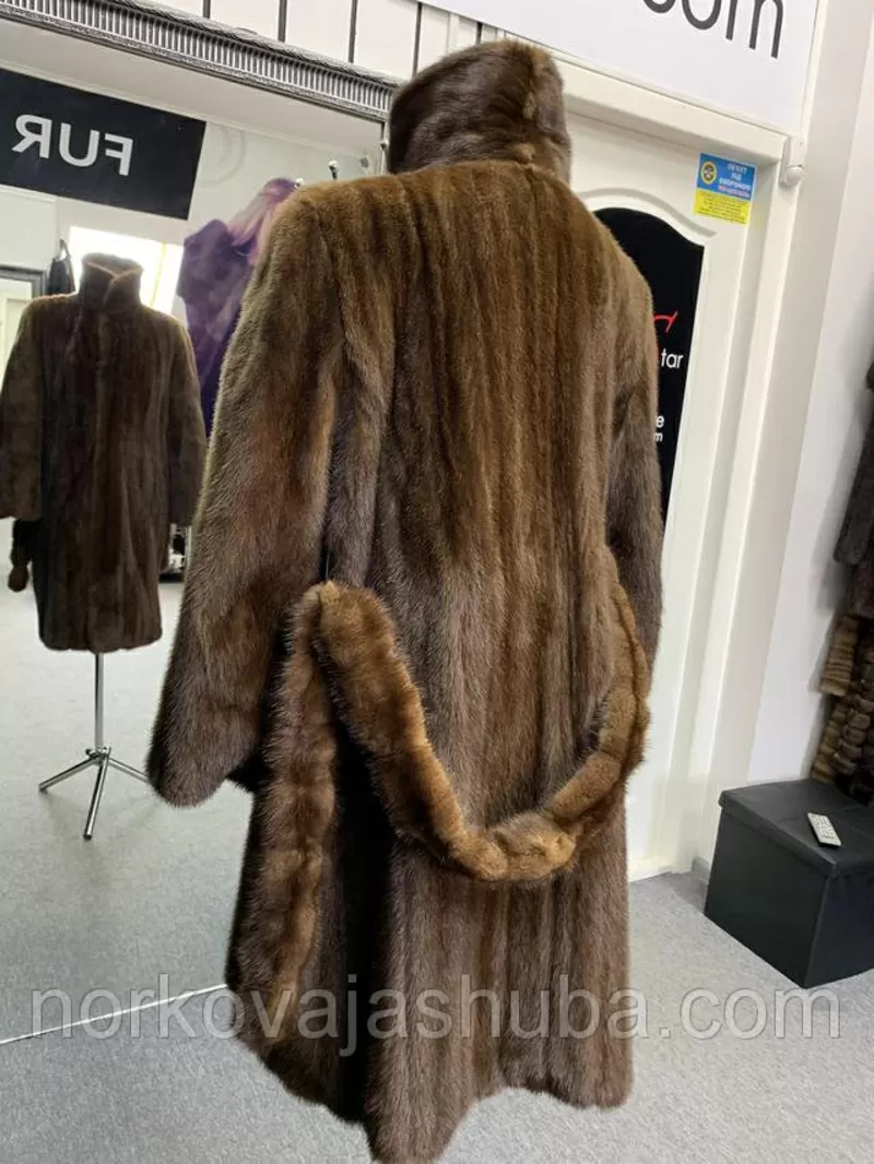 Роскошная шуба норковая под пояс размер 44 46 скидки 5