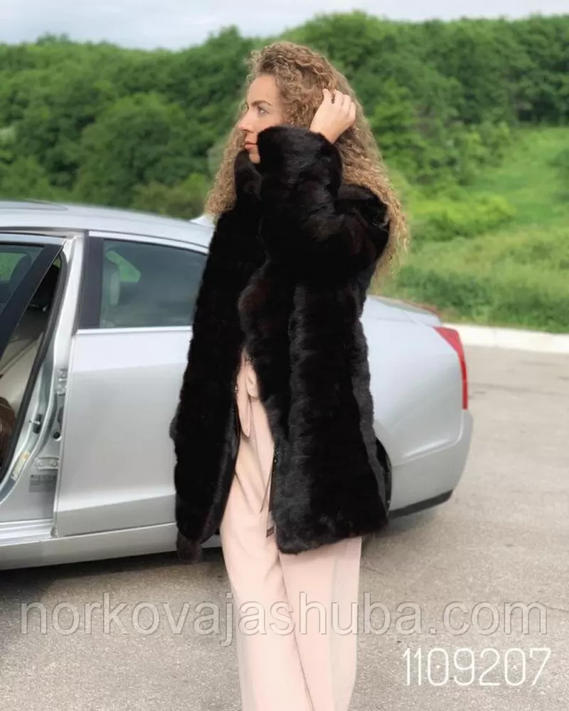 Женская шуба норковая френч поперчека размер 44 46 4