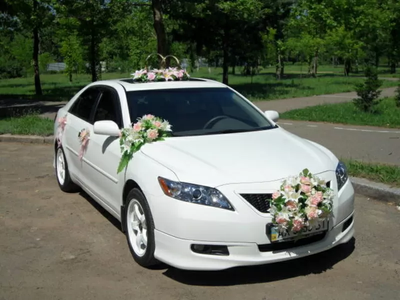 Белоснежные свадебные автомобили. 